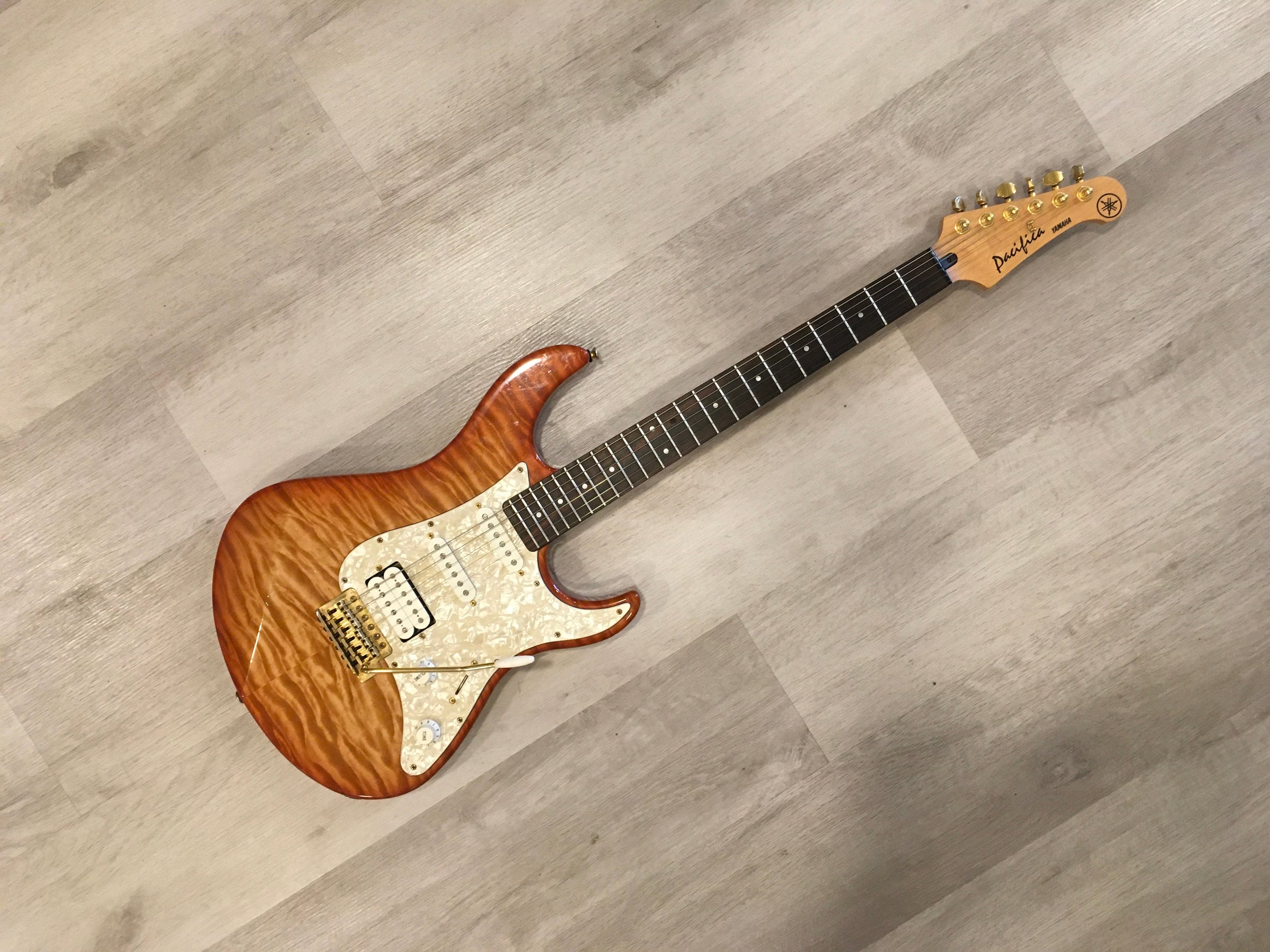 Yamaha Pacifica PAC412 2000s Quilted Sunburst w/GB | Noel's Rock