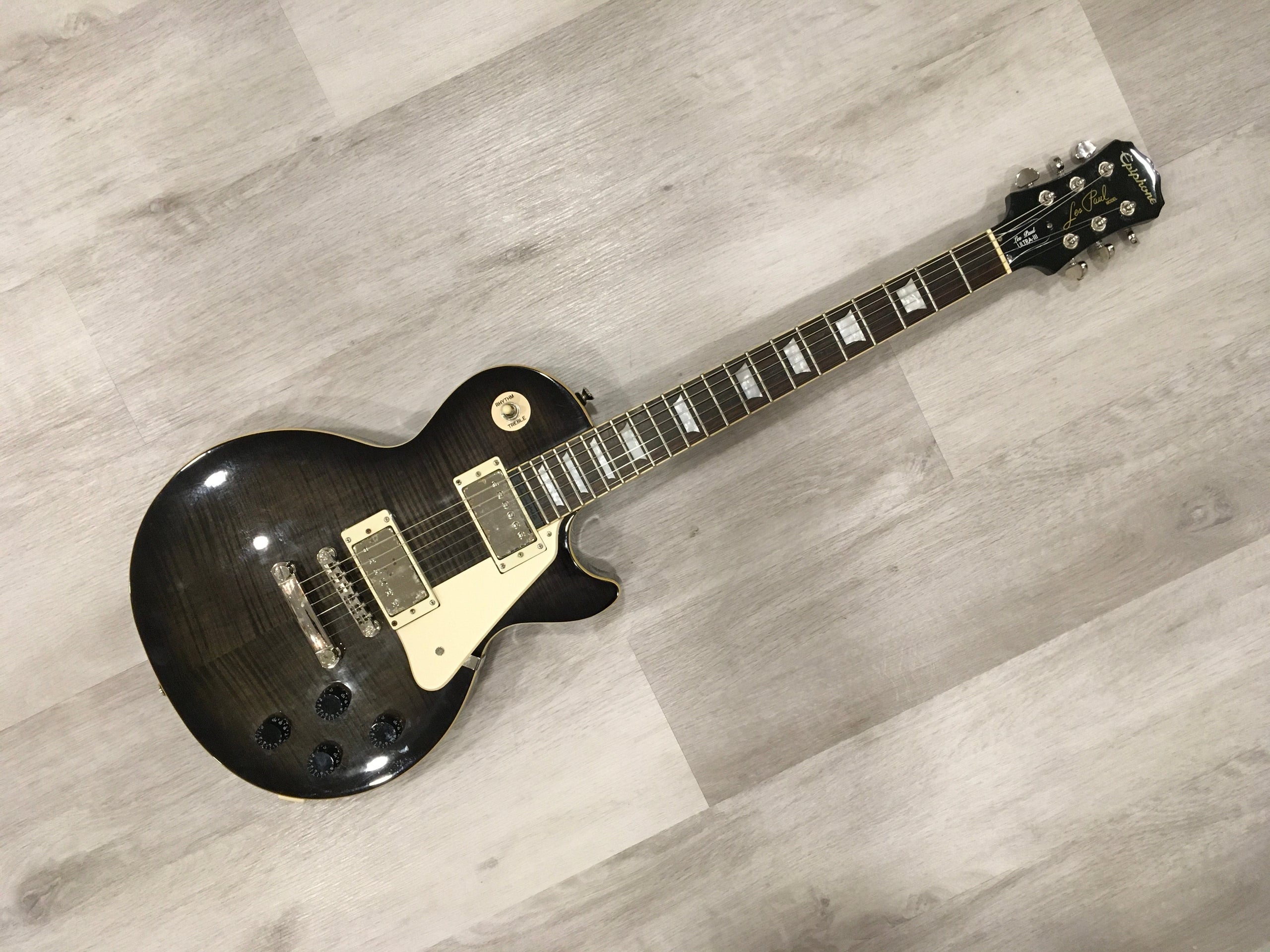 Epiphone Les Paul Ultra III, Bigsby,SchallerM6,Piezo inkl. cheapest Koffer